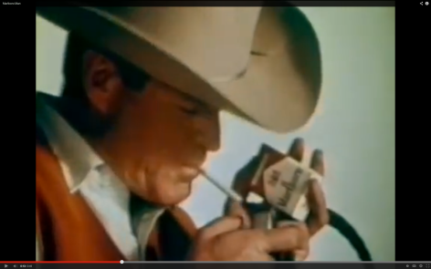 The Marlboro Man - long banned from TV, long dead