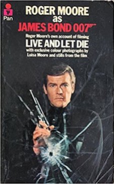 Roger Moore as James Bond, by Roger Moore