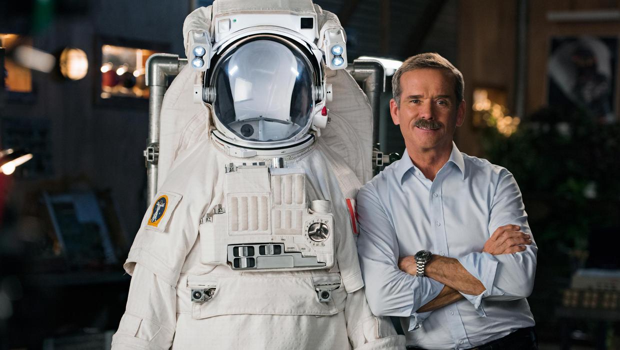 Image of retired astronaut and author Chris Hadfield